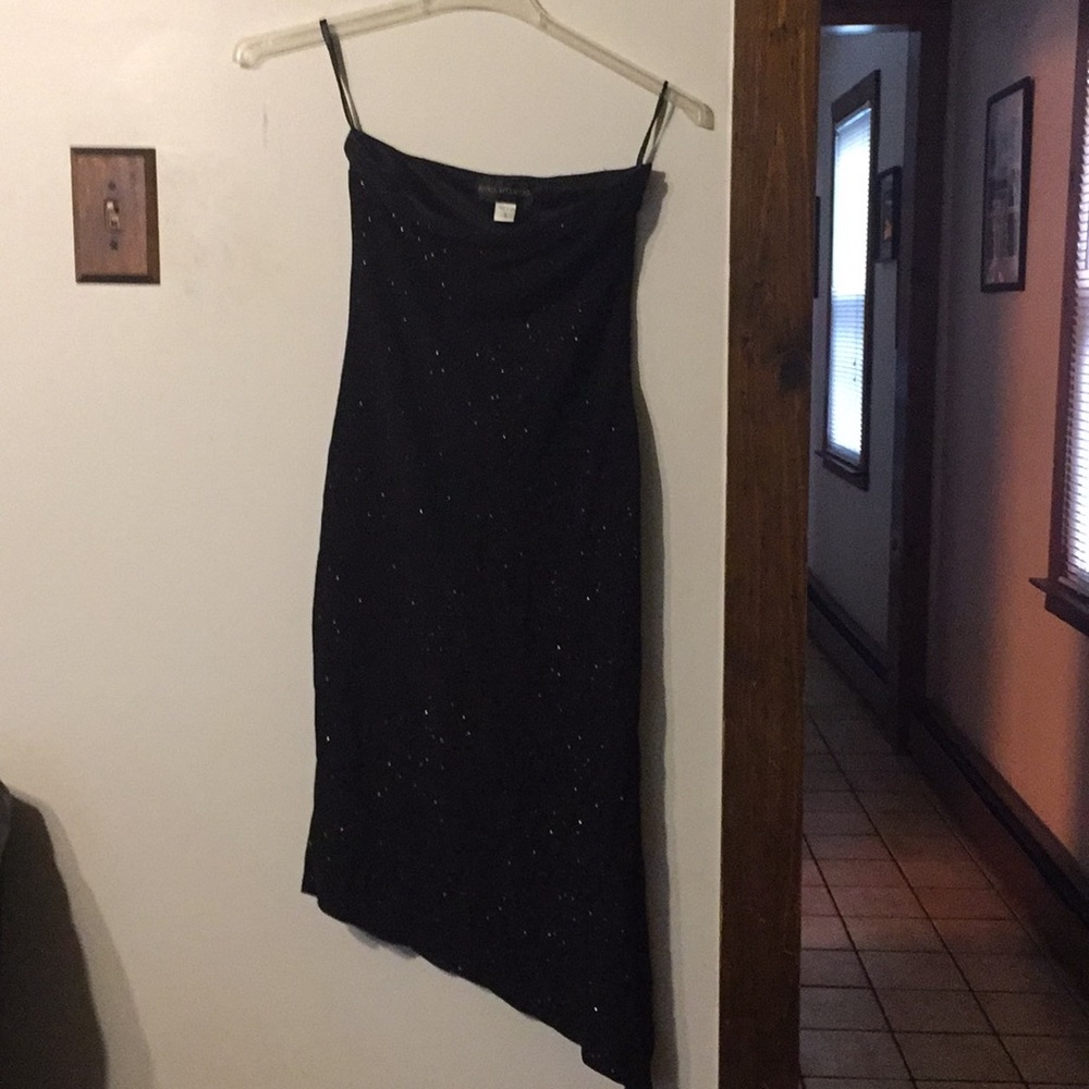 Stylish black shimmering Jessica McClintock small